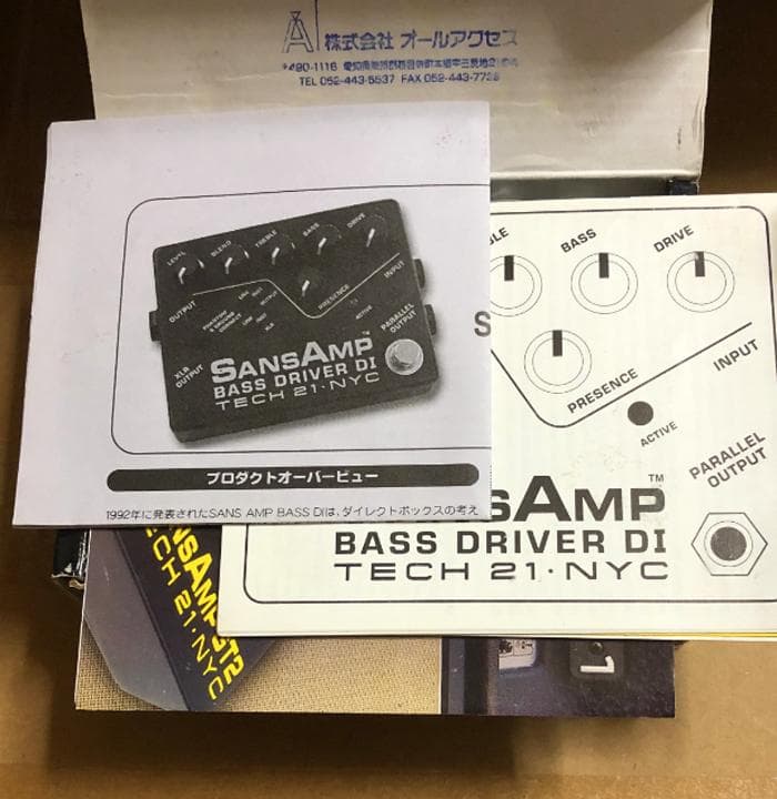 TECH21 SansAmp 美品 BASS D DI サンズアンプ