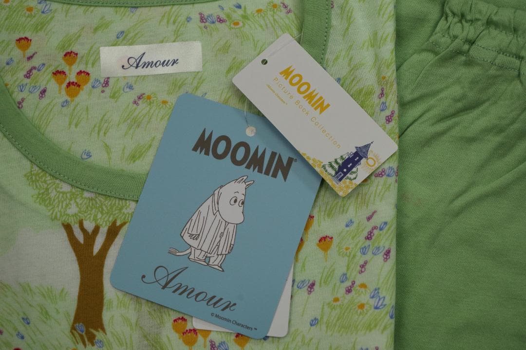 【新品】ムーミンMOOMIN/アムール　春夏物パジャマ（L)　ｂ13