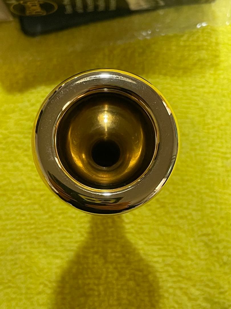 bach トロンボーンマウスピース　バック 5GS 金メッキ 細管用