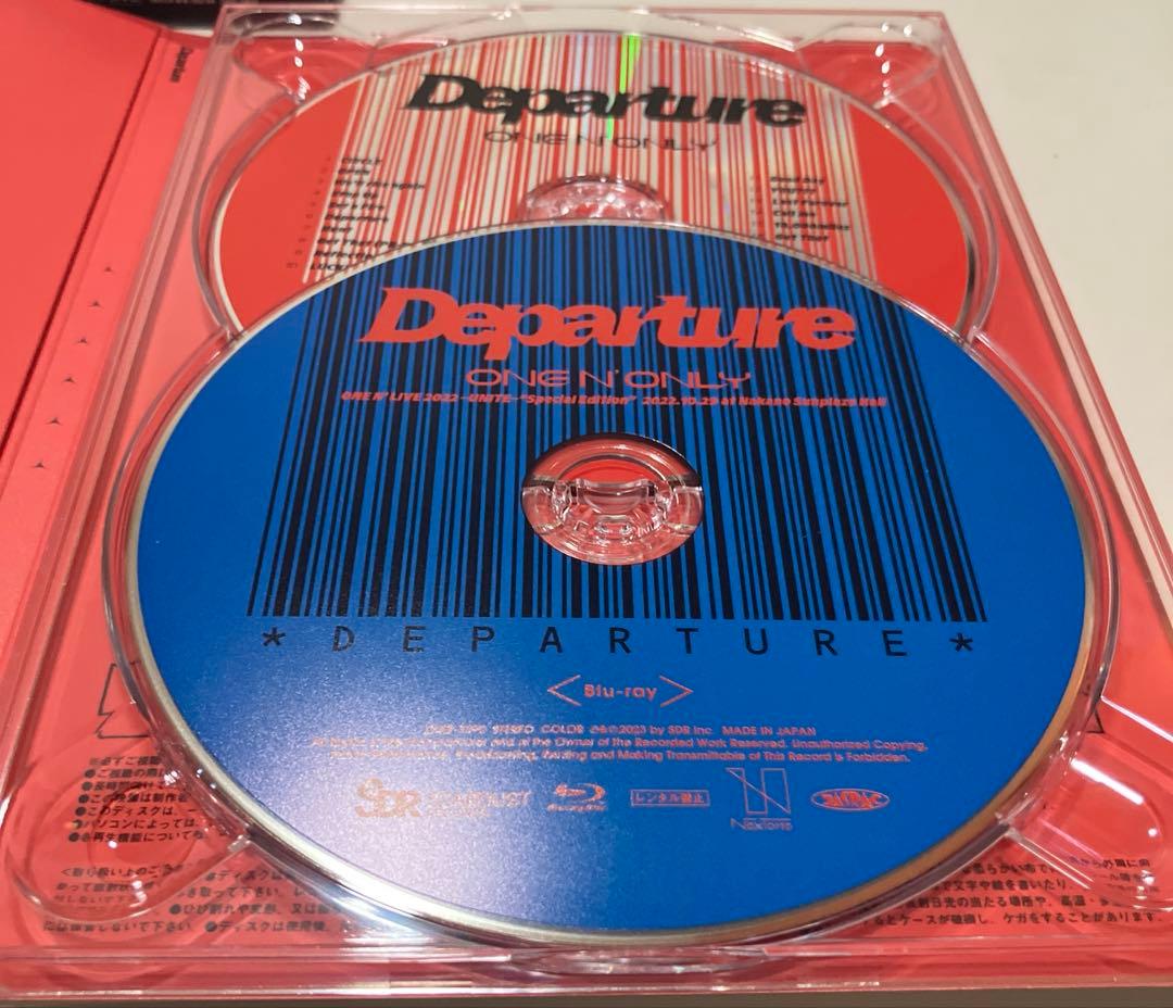 ワンエンオンリー　Departure 初回生産限定盤　ブルーレイ