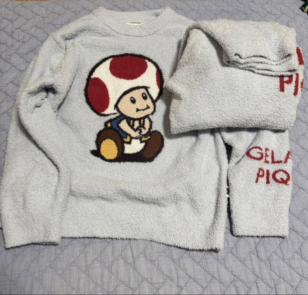 ジェラートピケ　キノピオ　セットアップ