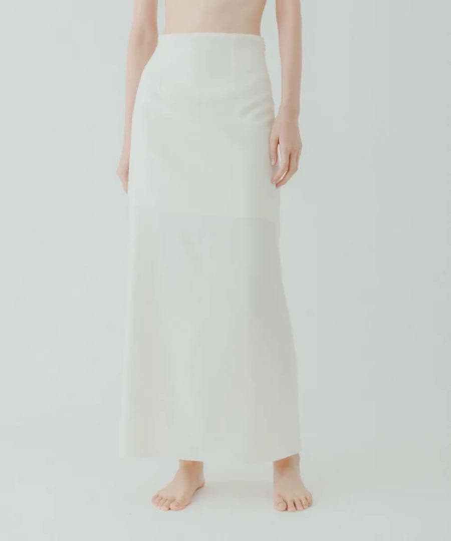 【美品】 yo BIOTOP / Wool sheer tight skirt