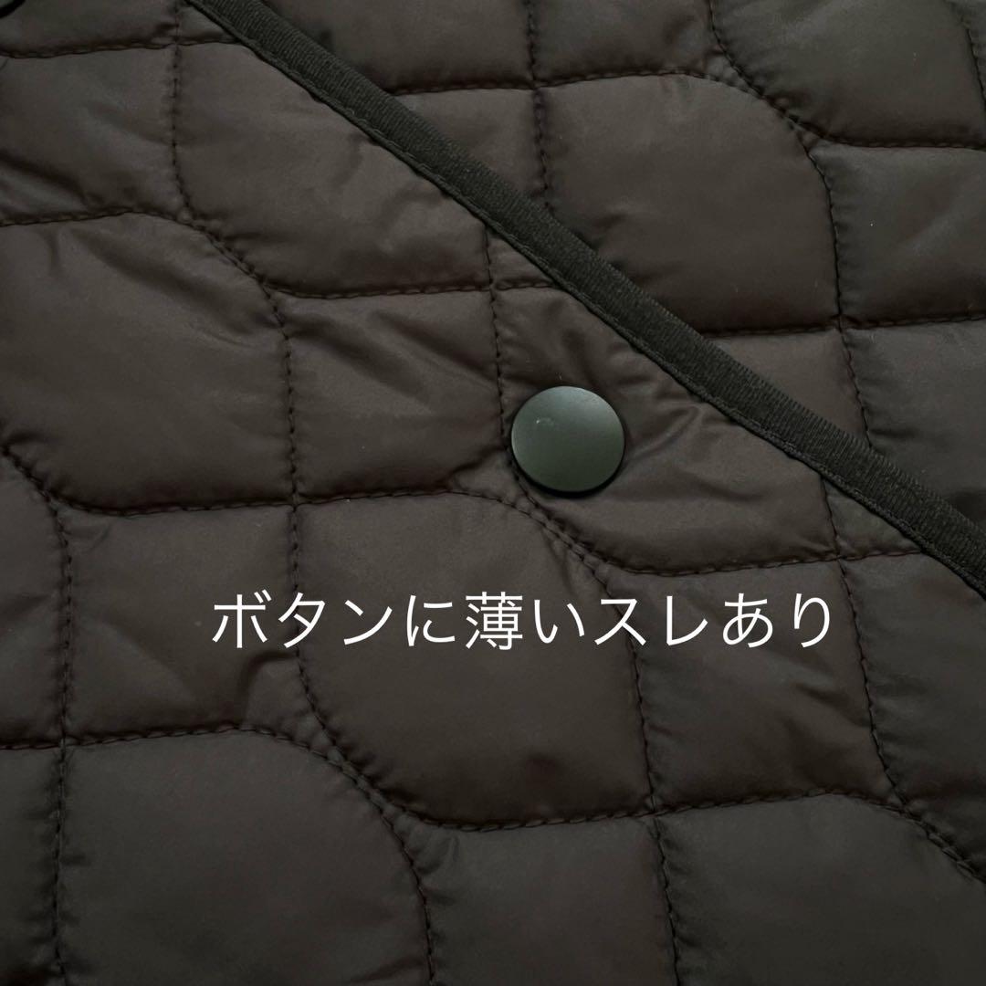 ナノユニバース 中綿キルティングノーカラーコート 38