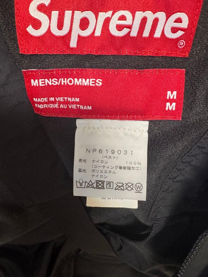 The North Face x Supreme ベスト M ブラック/20AW