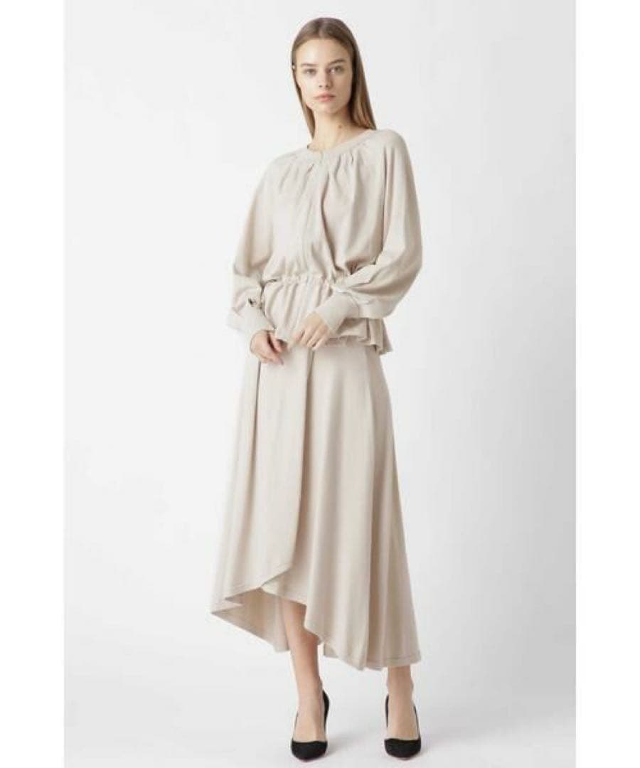 【ADORE】ストレッチヴィスプレーティングニットスカート　38
