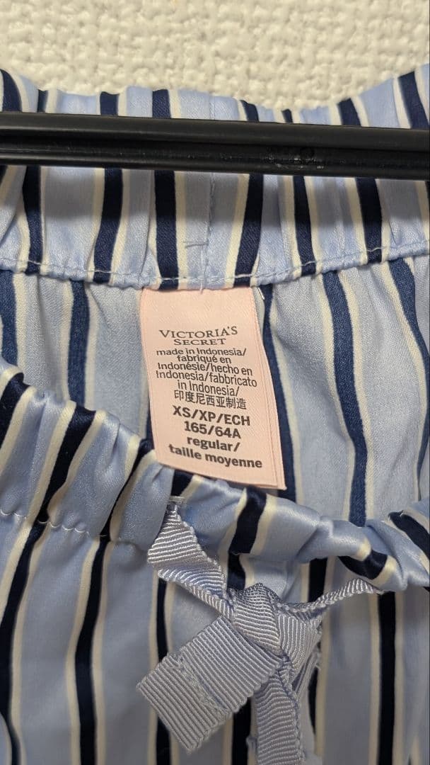 Victoria's Secret ストライプルームウェア　上下セット XS/S