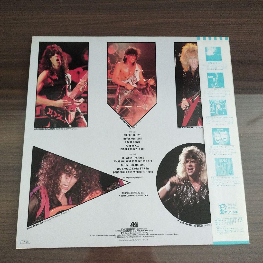 【LPレコード・美品】RATT アナログレコード 4枚セット