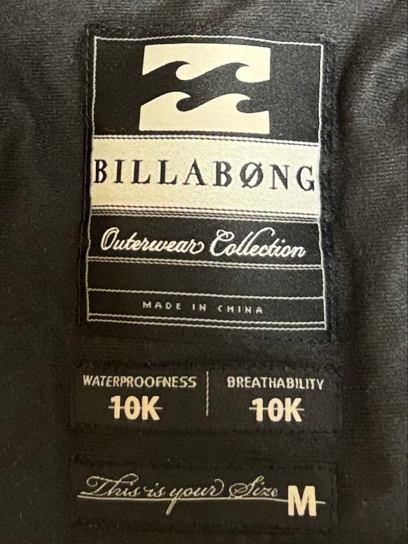 BILLABONG スノーボードウェア ブラック/グレー
