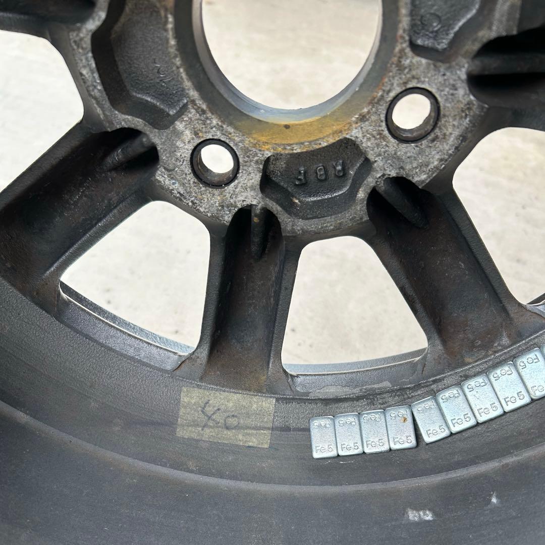 G*O様 ワタナベ１４インチホイール６Ｊ PCD100 ◉溝ありマッドタイヤ付き