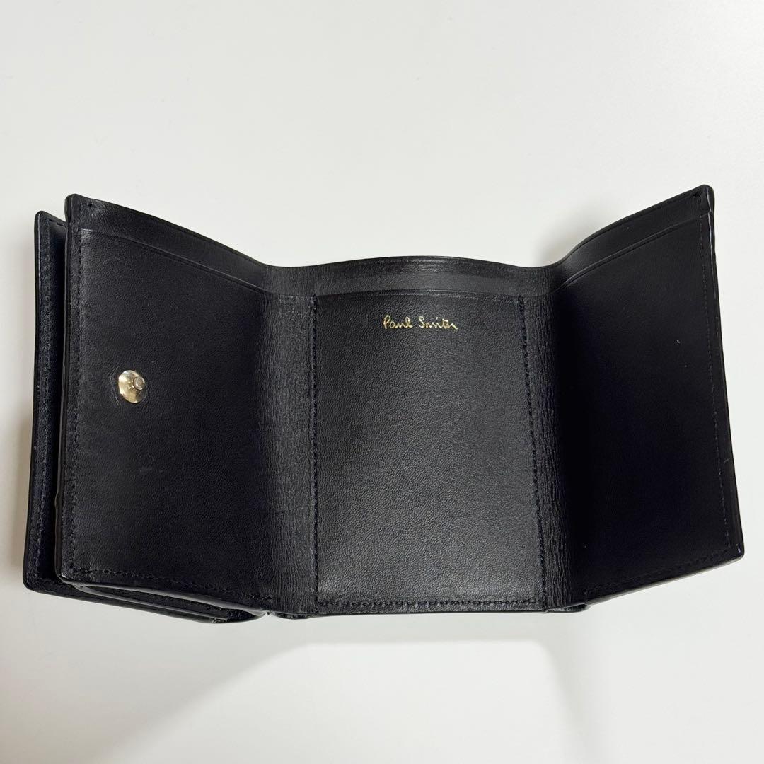 Paul Smithポールスミス ミニエンボス 三つ折り財布 折財布 小銭入れ