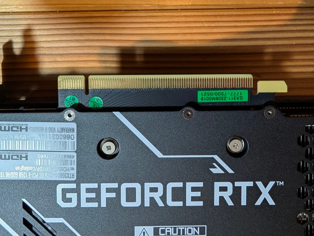グラフィックボード・グラボ・ビデオカード GeForce RTX 3060 12GB GDDR6