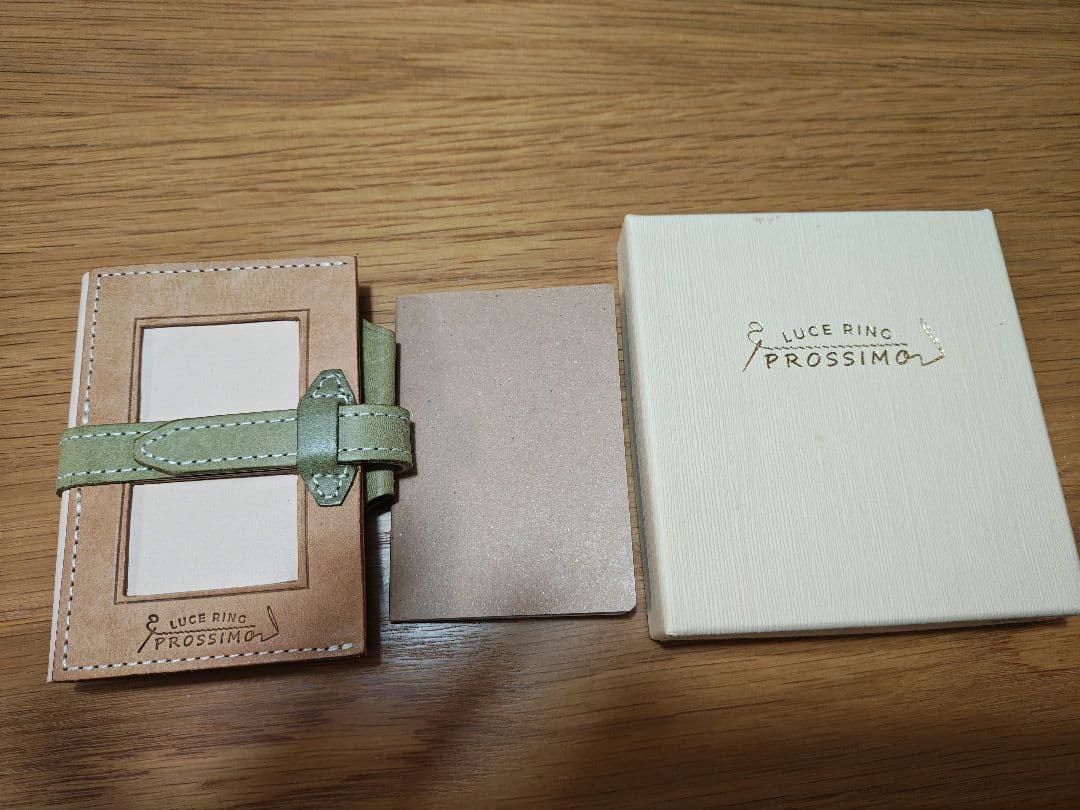 LUCE RING prossimo 本革 メモ帳