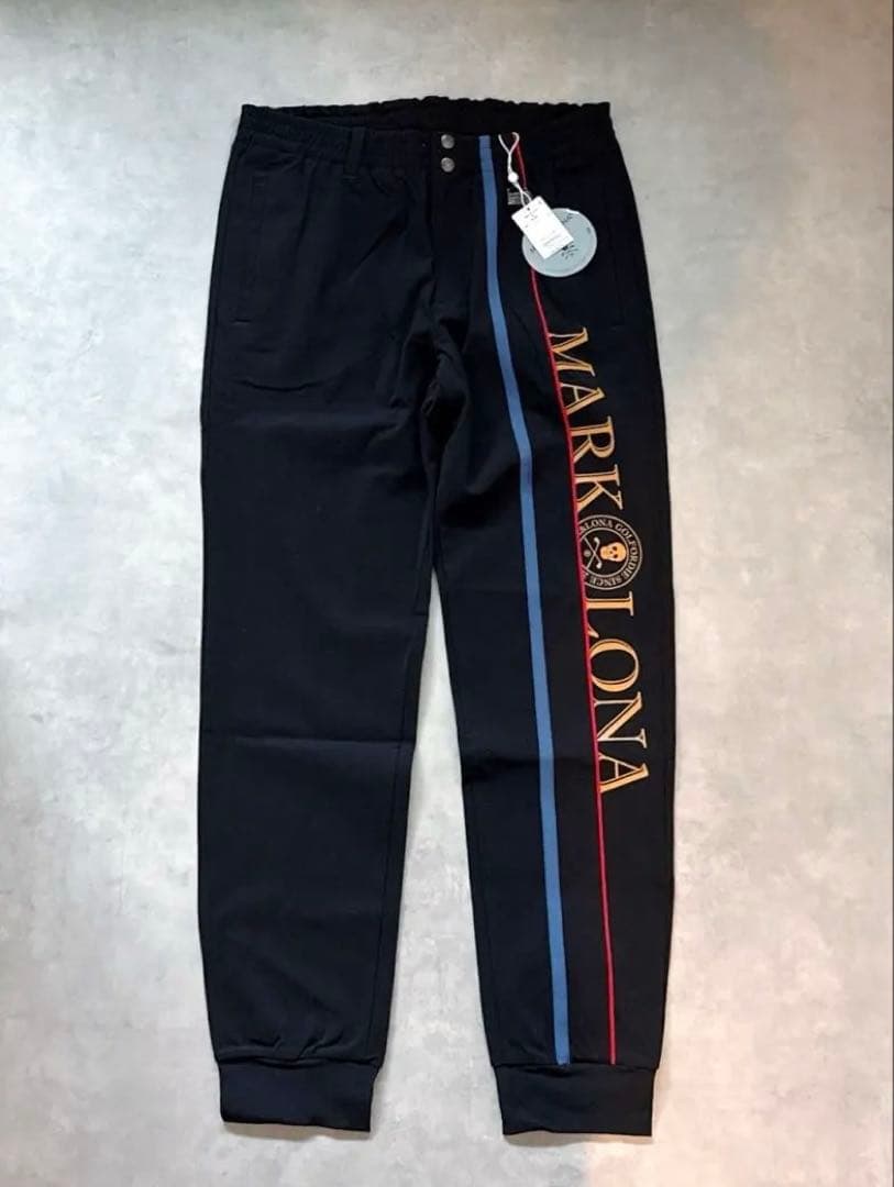 新品 ★ MARK&LONA ジョガーパンツ ジャージー マーク＆ロナ 黒