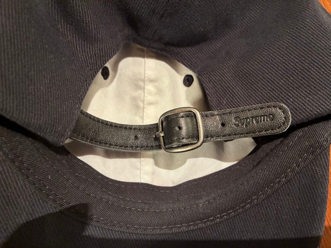 SUPREME Classic Logo 6-Panel Cap ブラック