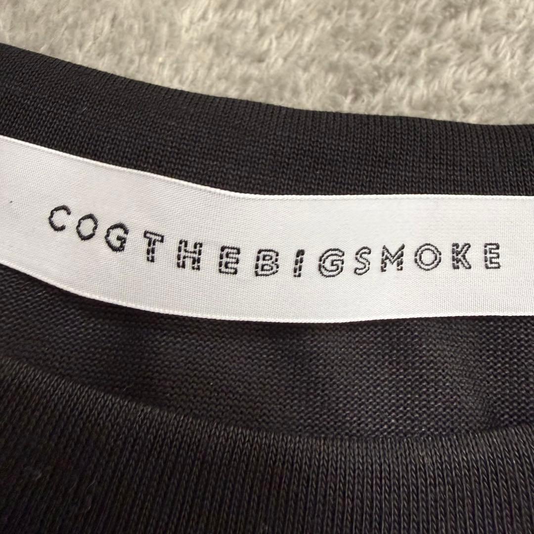 Noble別注 コグザビッグスモーク DELTA T-SHIRT 黒　ブラック