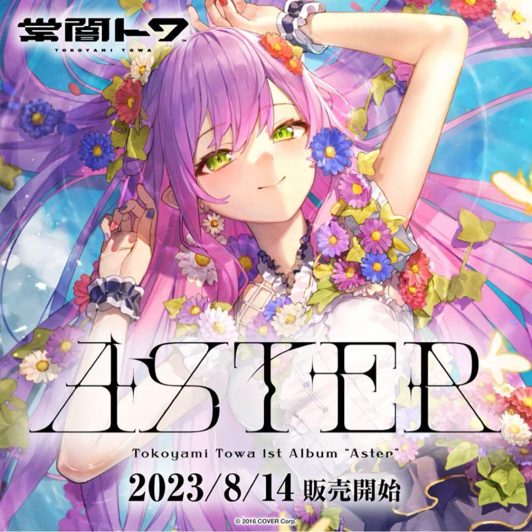 ホロライブ　常闇トワ　1stアルバム　Aster 箔押し三方背スリーブ付き　新品