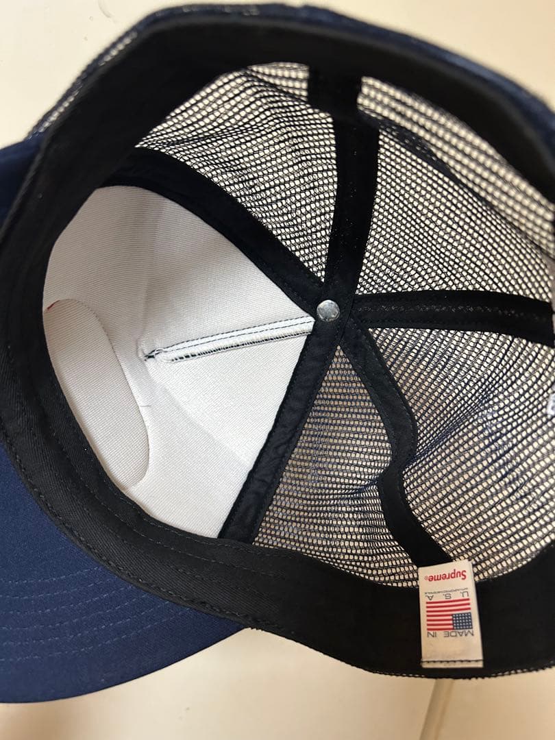 中古Supreme Authorized Dealer Cap ネイビー