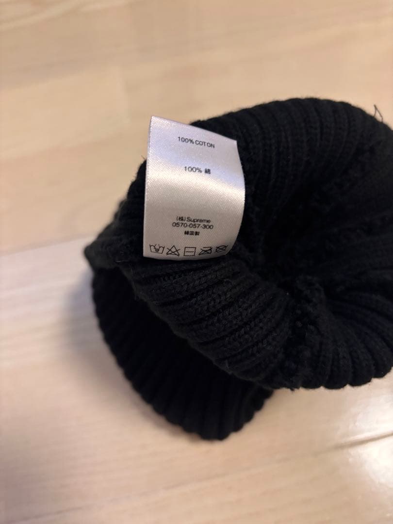 タ*ー様 supreme ビーニー 黒