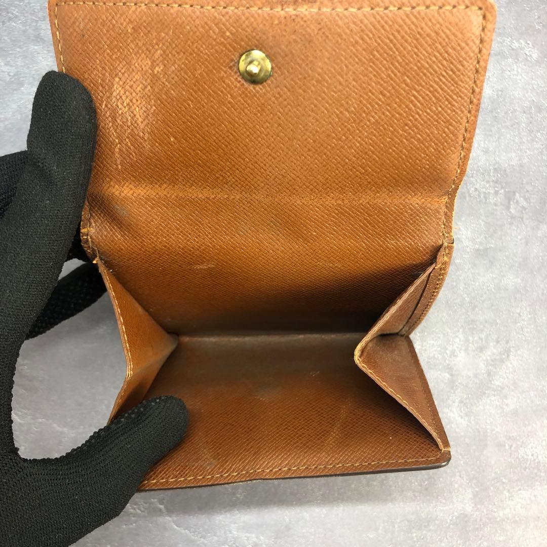 ルイヴィトン モノグラム ポルトモネビエカルトクレディ Wホック 三つ折り財布