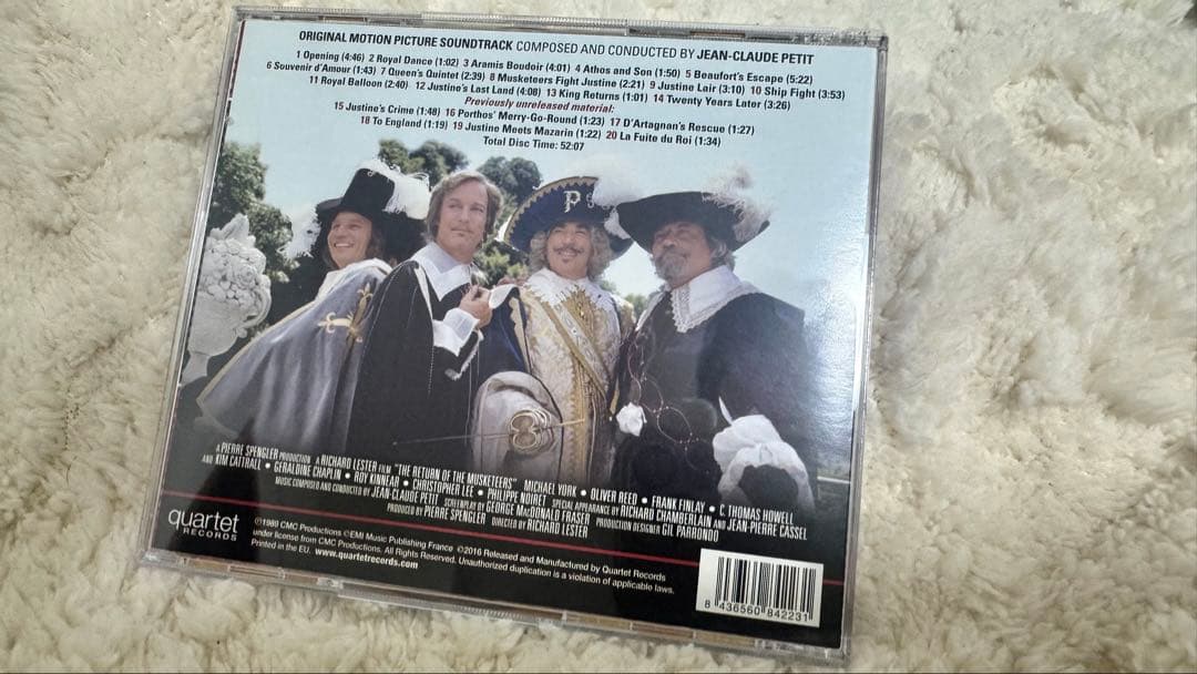 The Return Of The Musketeers CD サウンドトラック