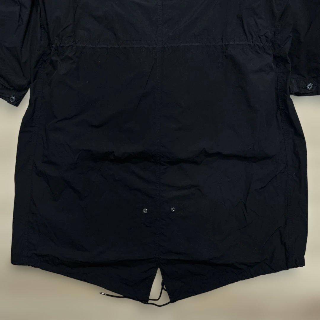 ATON / AIR VENTILE FISHTAIL COAT ブラック 00