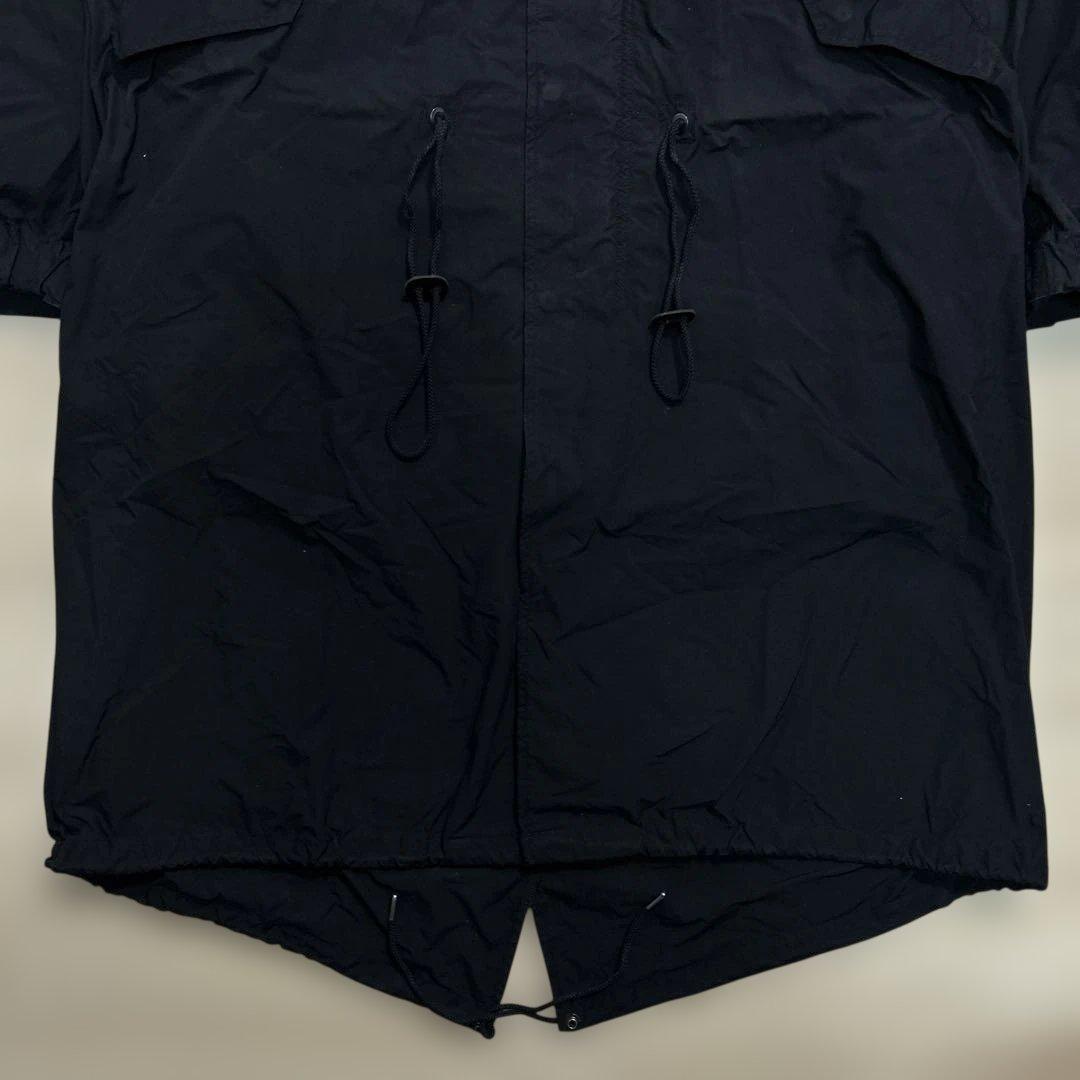 ATON / AIR VENTILE FISHTAIL COAT ブラック 00