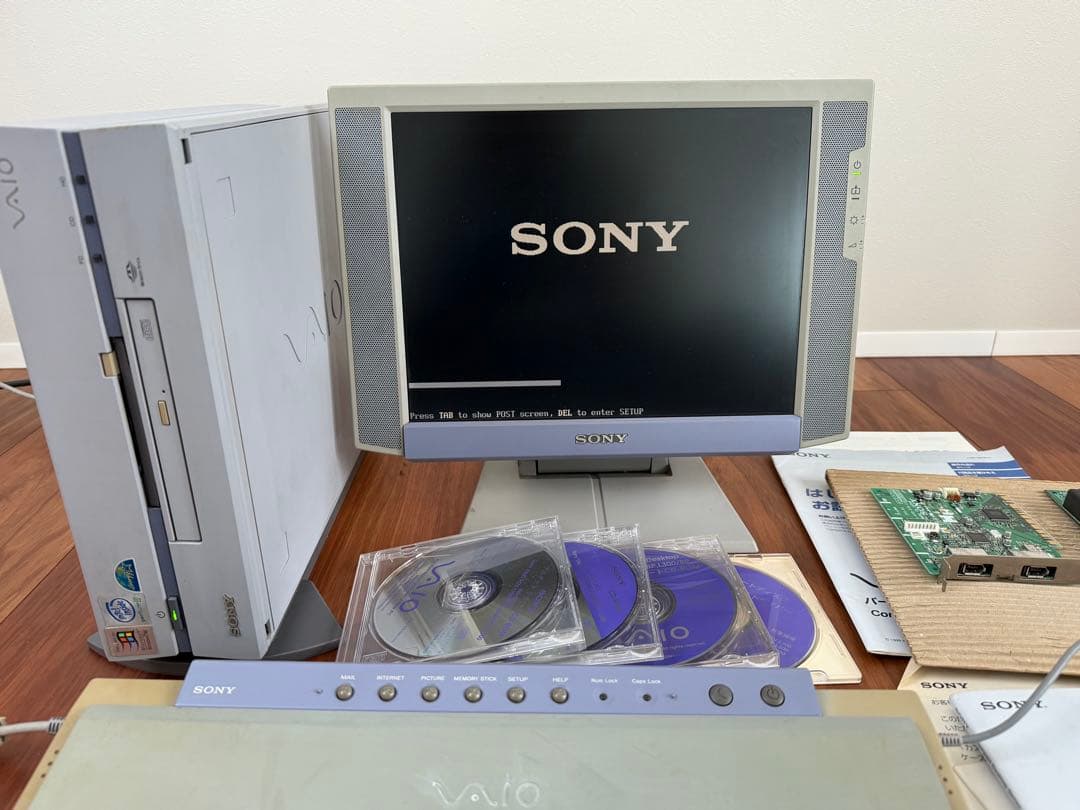 実働SONY VAIO PCV-L700BP デスクトップ PC 付属品多数