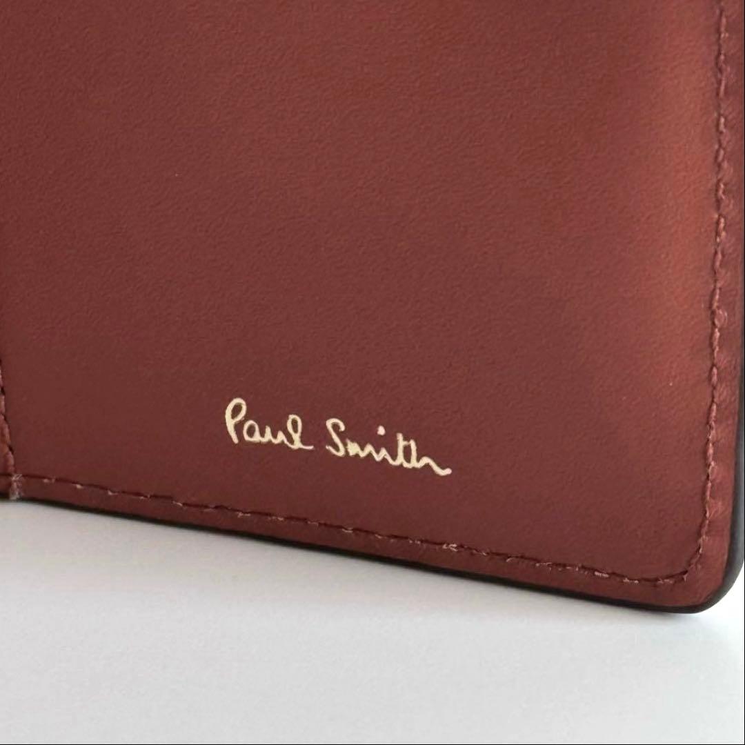 Paul Smith ポールスミス 二つ折り財布 がま口財布 デイジーレザー