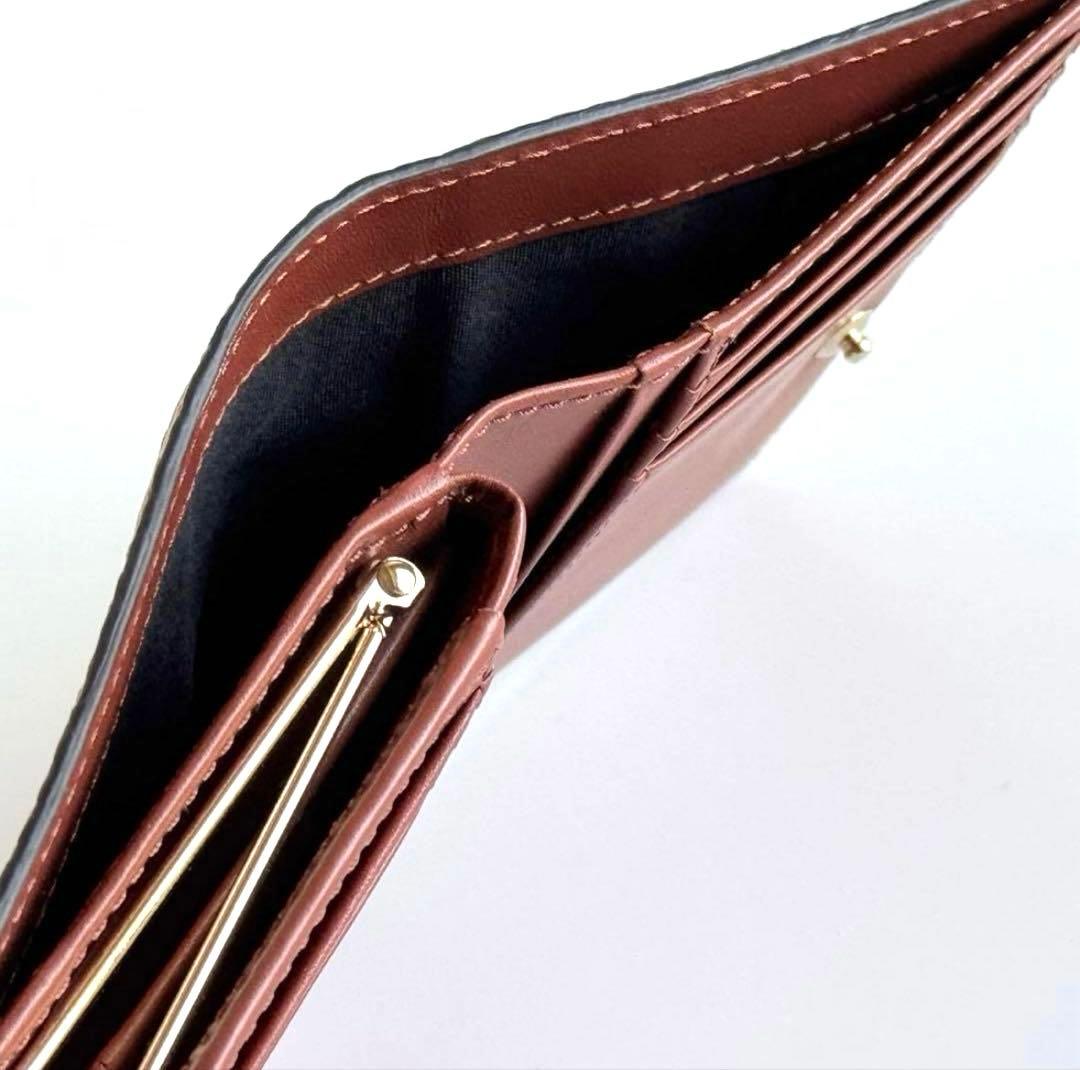 Paul Smith ポールスミス 二つ折り財布 がま口財布 デイジーレザー
