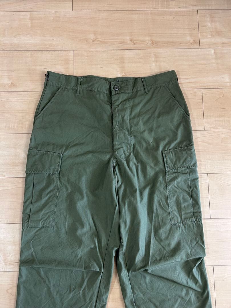 米軍実物 ジャングルファティーグパンツ ノンリップ OG107 M-R