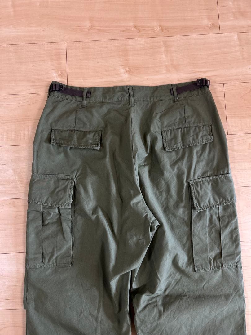 米軍実物 ジャングルファティーグパンツ ノンリップ OG107 M-R