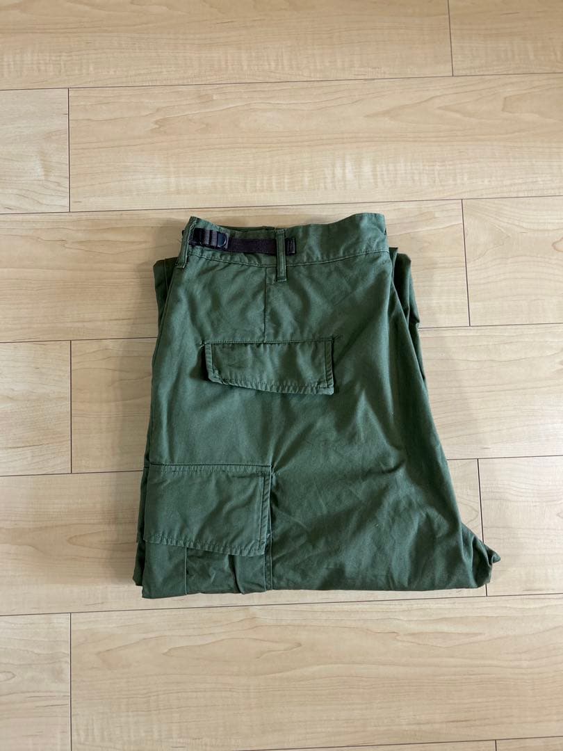 米軍実物 ジャングルファティーグパンツ ノンリップ OG107 M-R