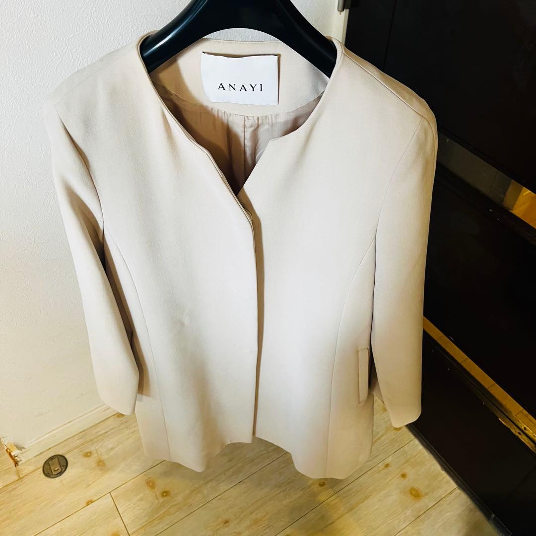 新品☆ ANAYI ポリエステルレーヨンスプリングコート/セオリー、23区、ロペ