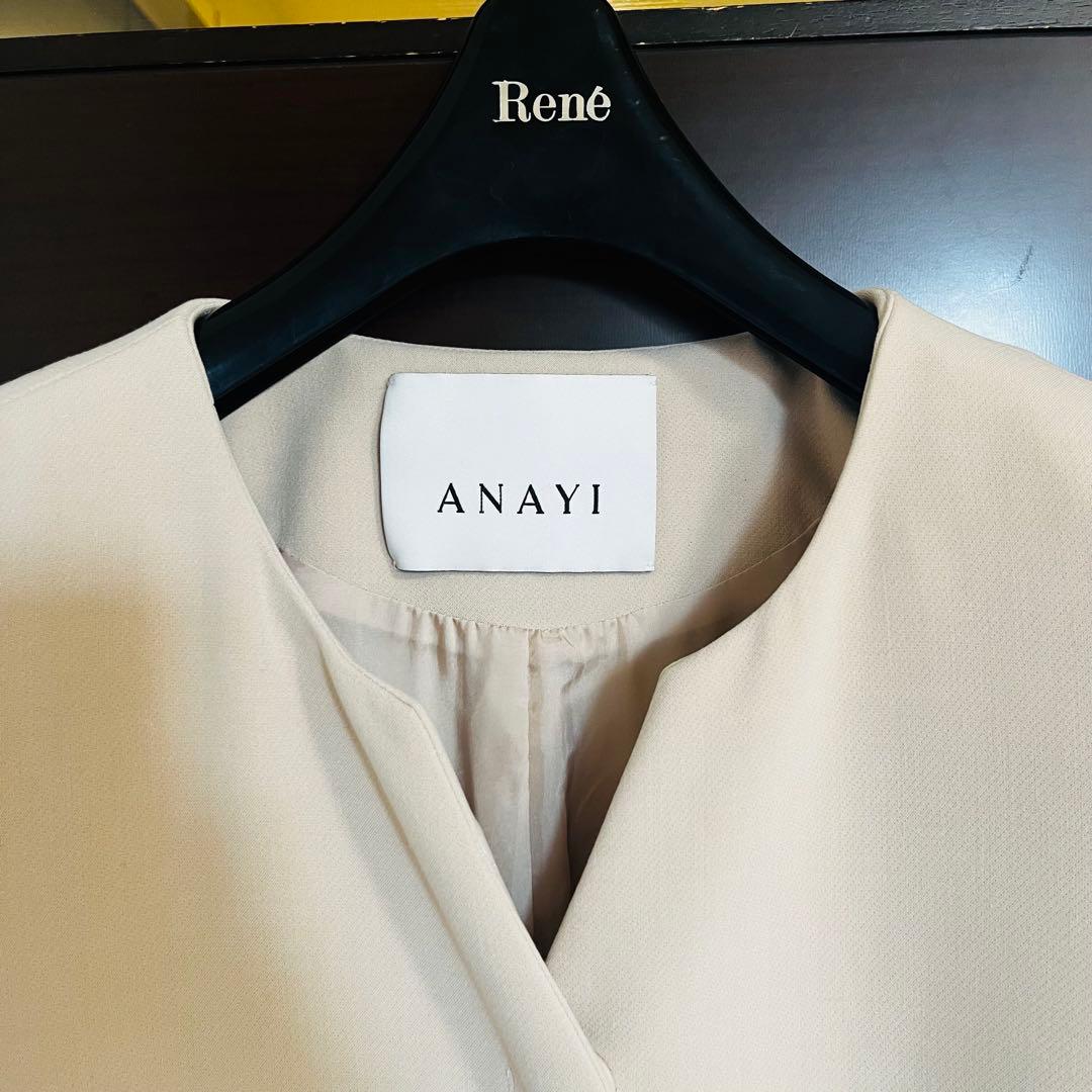 新品☆ ANAYI ポリエステルレーヨンスプリングコート/セオリー、23区、ロペ