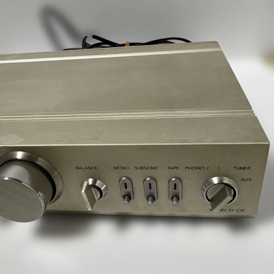 AUREX ステレオプリアンプ　SY-C15 動作品