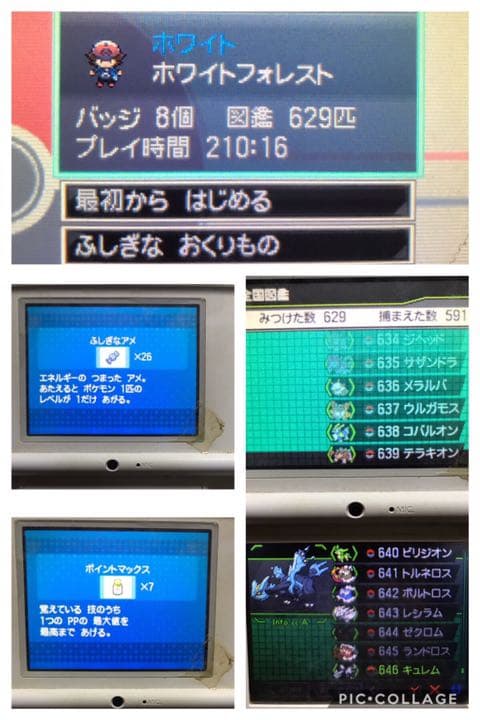 【色違い】ポケットモンスター ホワイト