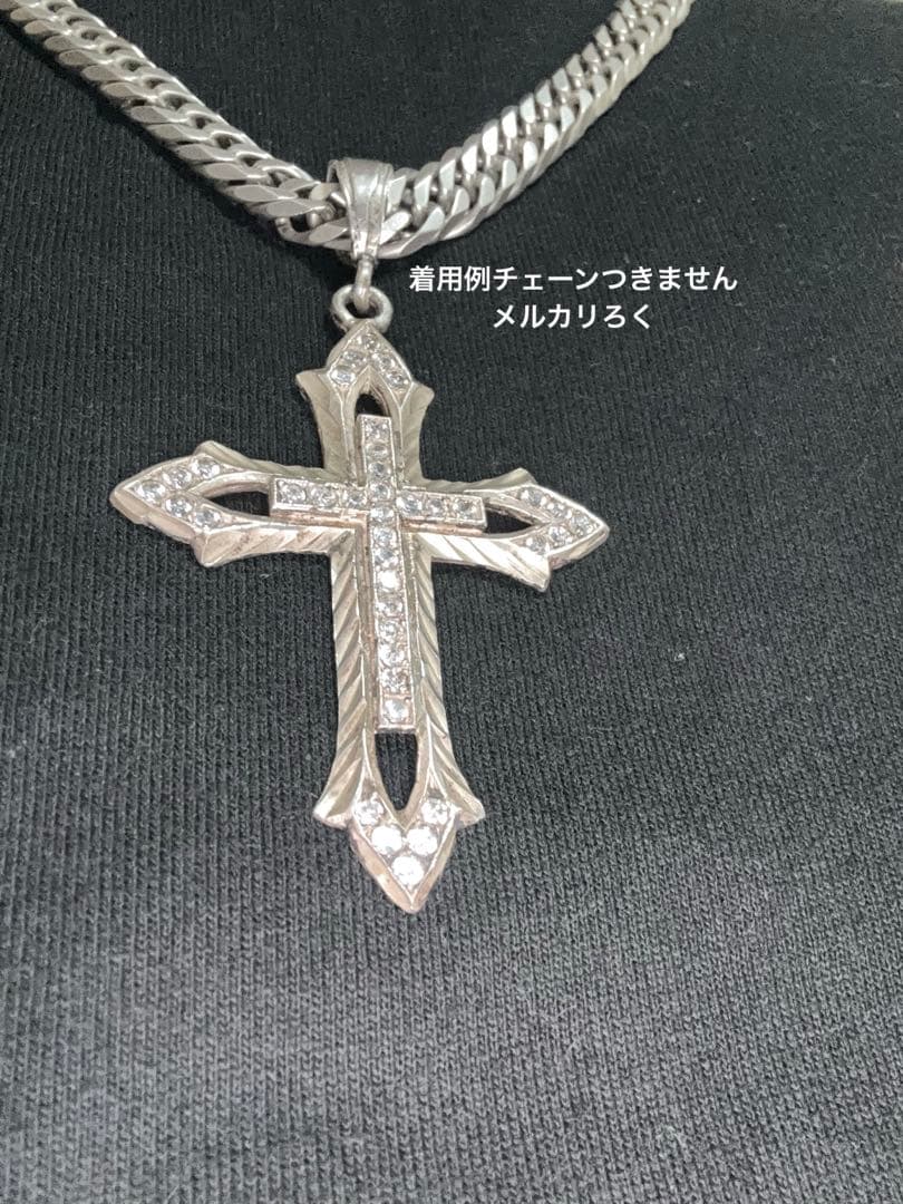 AVALANCHEシルバー925 ネックレス クロストップ ジーザス b-boy