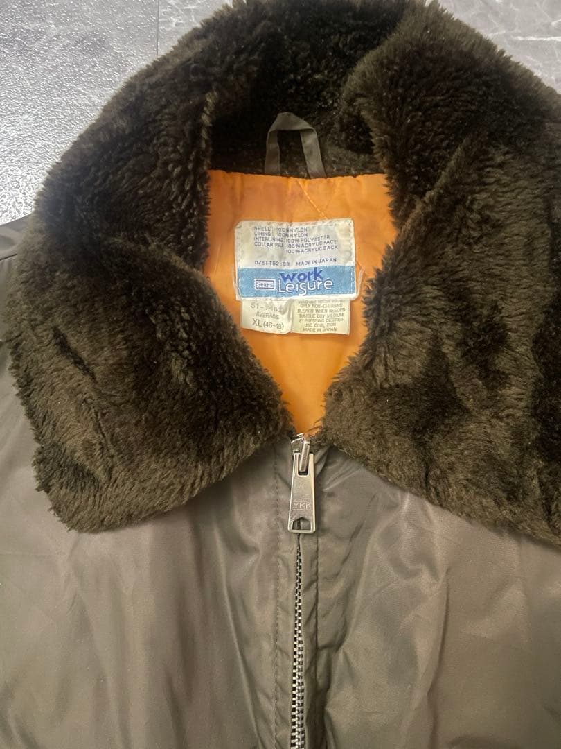 【美品】70s Sears flight jacket