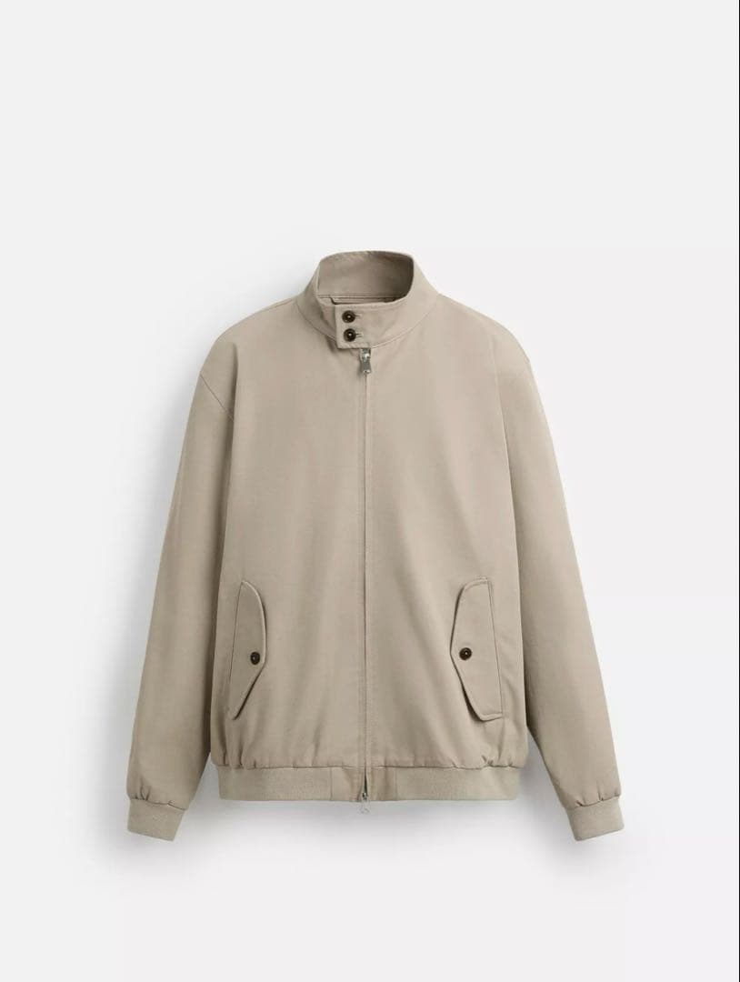 zara origins コットンボンバージャケット L