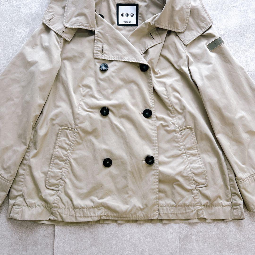 TATRAS タトラス トレンチコート ショート丈 フード ベージュ サイズ2