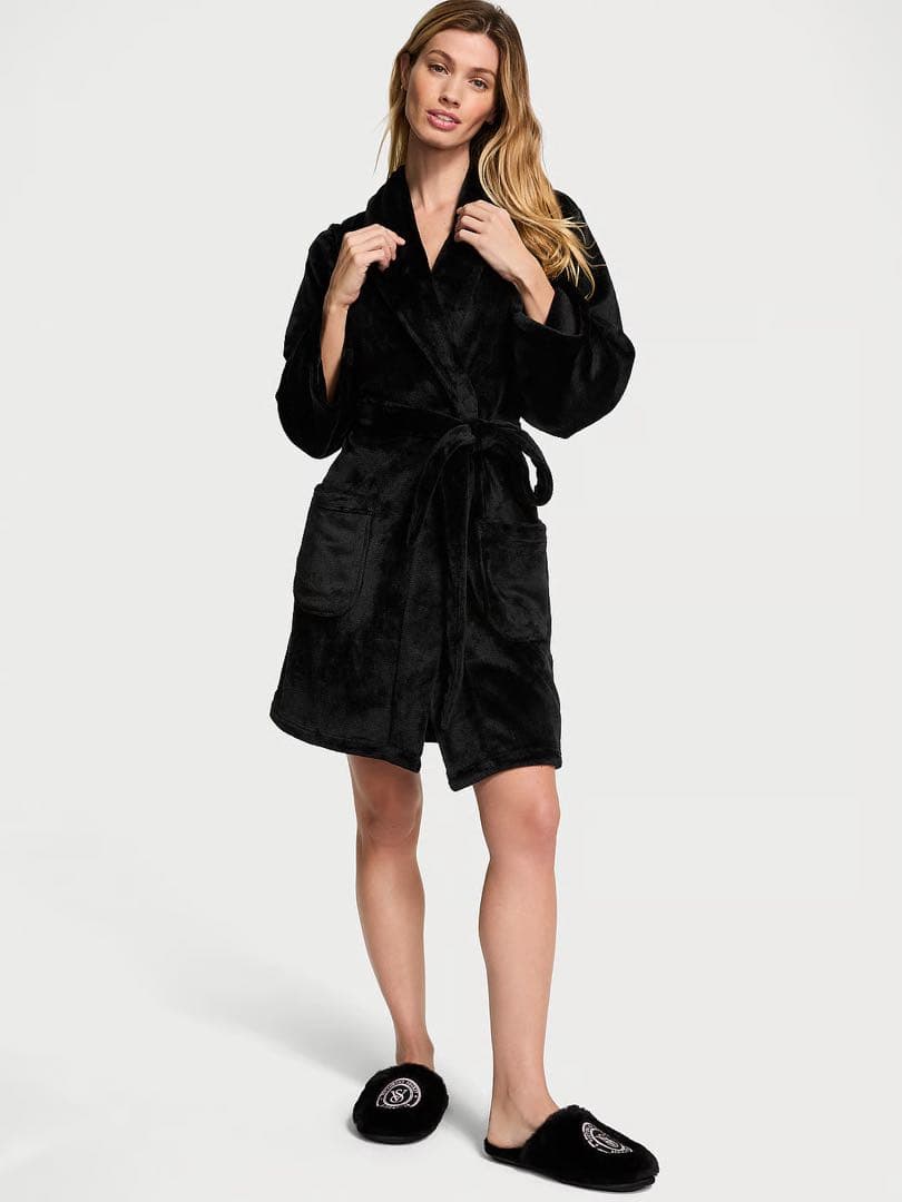 期間限定値下げ！Victoria's Secret ブラックローブ　M/L