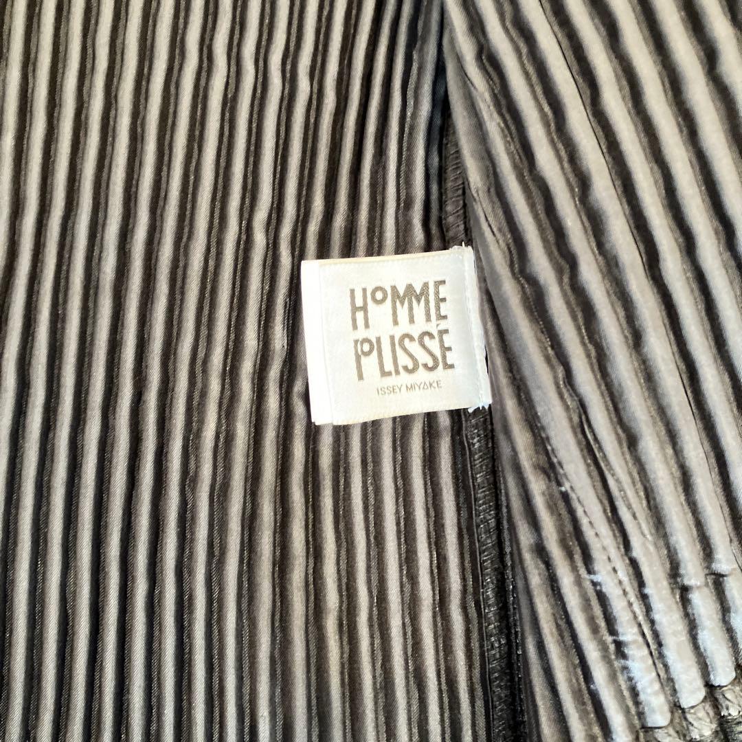 美品　HOMME PLISSÉ ISSEY MIYAKE セットアップ　ブラック