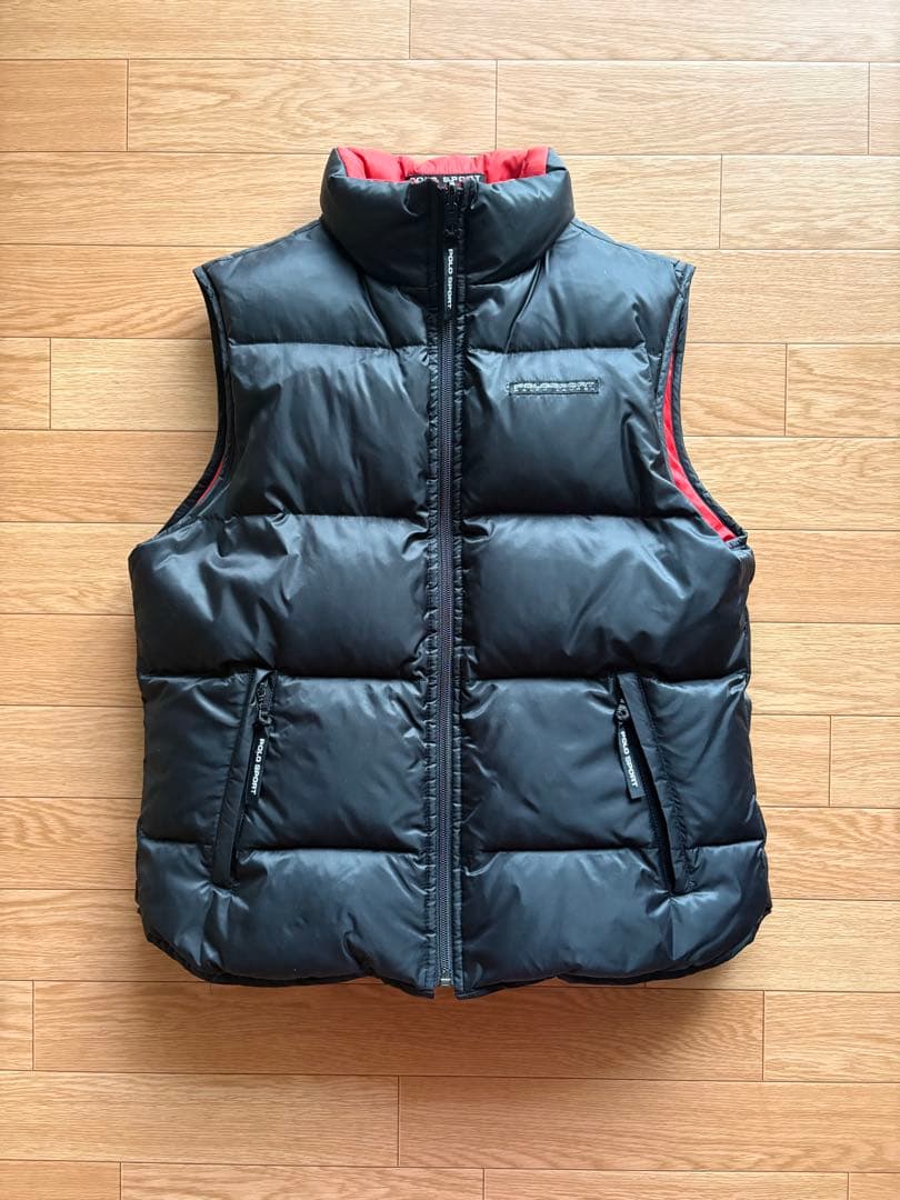 90s POLO SPORT RALPH LAUREN リバーシブルダウンベスト