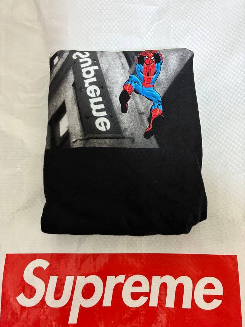 Supreme Spider Man Tee シュプリーム スパイダーマン 黒