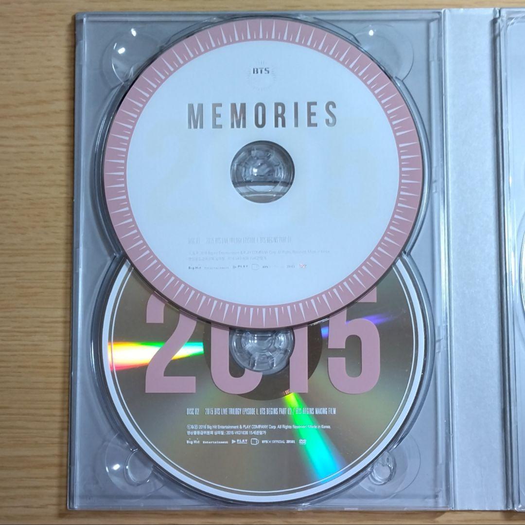 BTS MEMORIES OF 2015 DVD 韓国公認ショップ特典付き