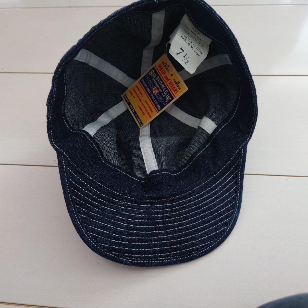 BUZZ RICKSON'S ダークデニム ワークキャップ