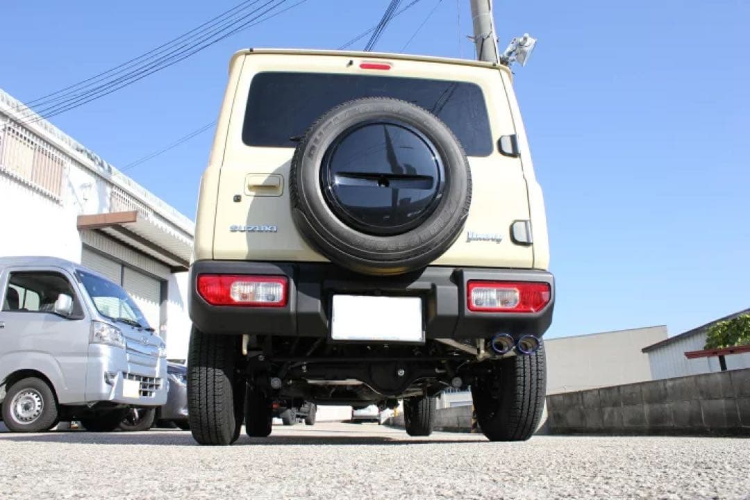 Bluefin スズキ ジムニー JB64W Type02 2本出し車マフラー