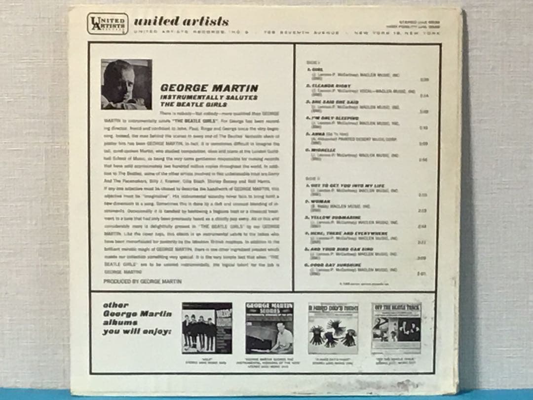 レコード　１２インチLP ジョージ マーティンe Martin /…