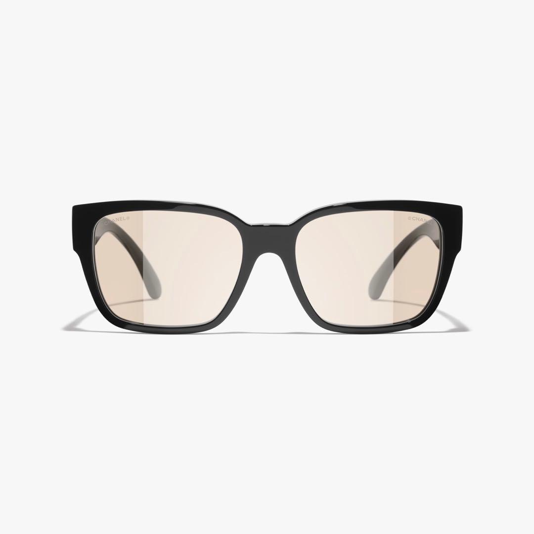 【極美品】CHANEL シャネル カラーグラス ブルーライトカット ブラック