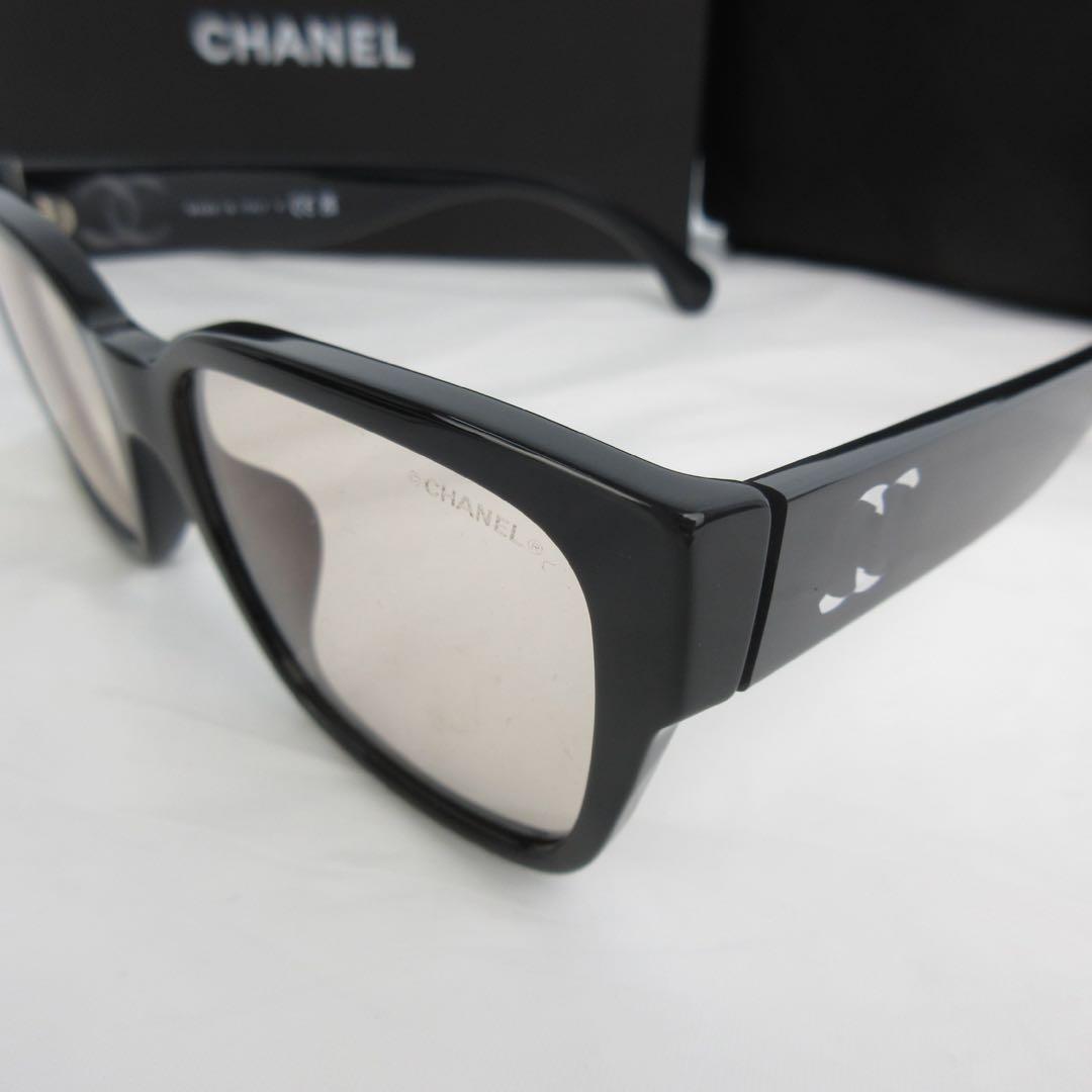 【極美品】CHANEL シャネル カラーグラス ブルーライトカット ブラック